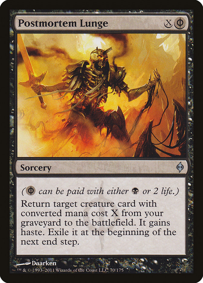 Postmortem Lunge [New Phyrexia] MTG Single Magic: The Gathering | Red Claw Gaming