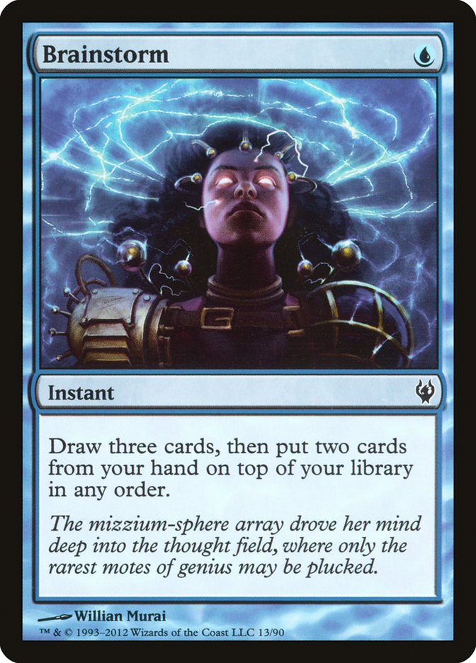 Brainstorm [Duel Decks: Izzet vs. Golgari] MTG Single Magic: The Gathering | Red Claw Gaming
