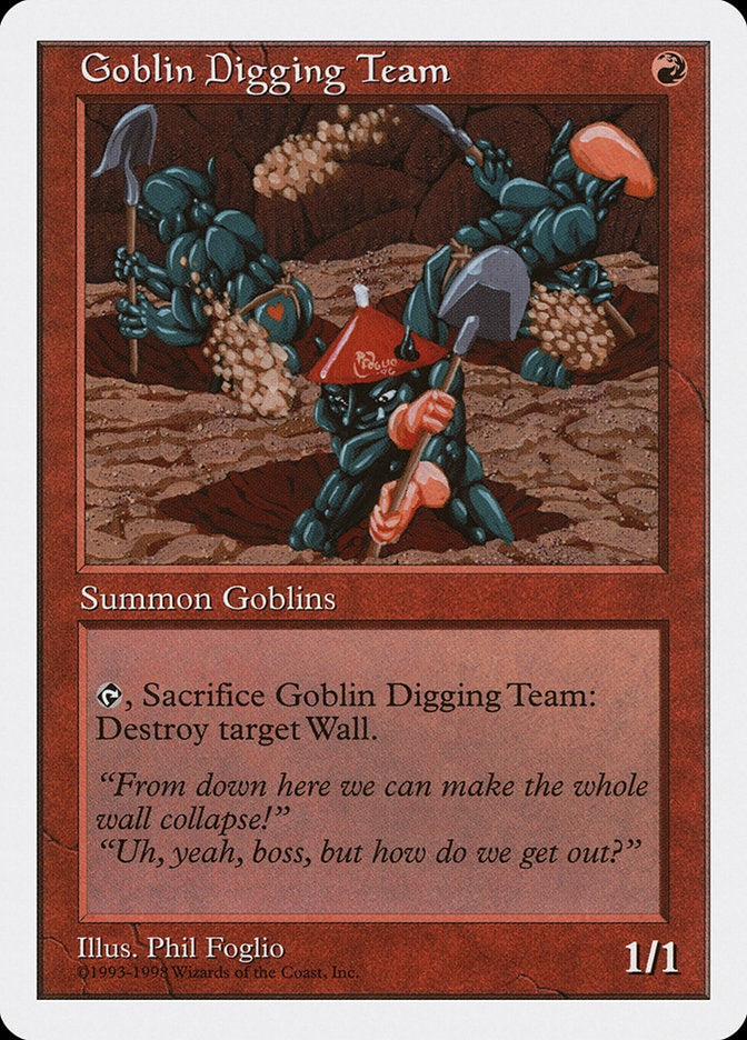 Goblin Digging Team [Anthologies] MTG Single Magic: The Gathering | Red Claw Gaming