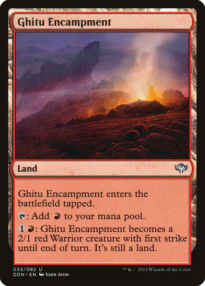 Ghitu Encampment [Duel Decks: Speed vs. Cunning] MTG Single Magic: The Gathering | Red Claw Gaming
