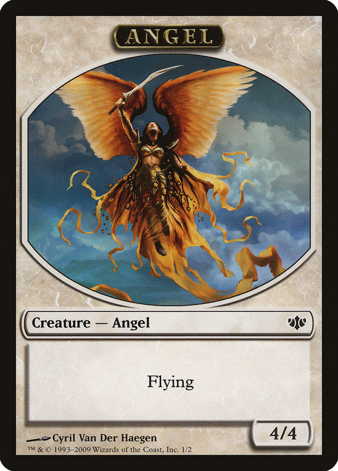 Angel Token [Conflux Tokens] MTG Single Magic: The Gathering | Red Claw Gaming