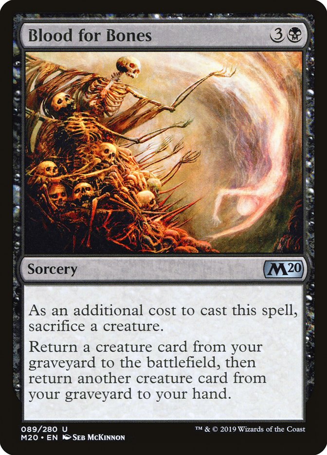 Blood for Bones [Core Set 2020] MTG Single Magic: The Gathering | Red Claw Gaming