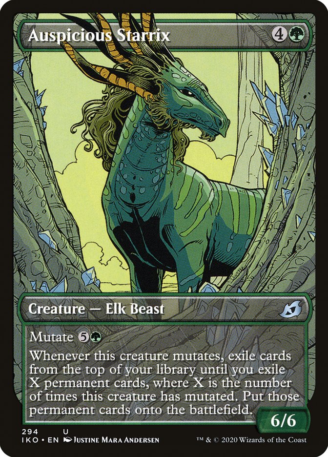 Auspicious Starrix (Showcase) [Ikoria: Lair of Behemoths] MTG Single Magic: The Gathering | Red Claw Gaming