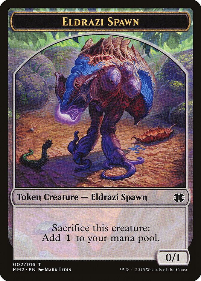 Eldrazi Spawn Token (002/016) [Modern Masters 2015 Tokens] MTG Single Magic: The Gathering | Red Claw Gaming