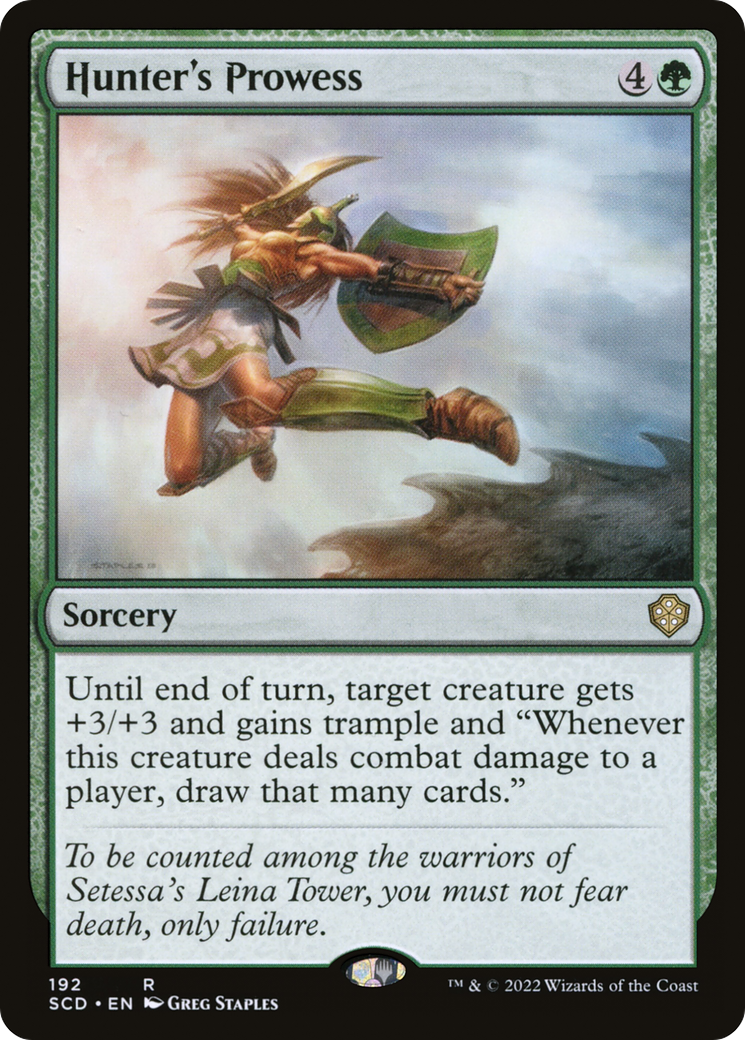 Hunter's Prowess [Starter Commander Decks] MTG Single Magic: The Gathering | Red Claw Gaming