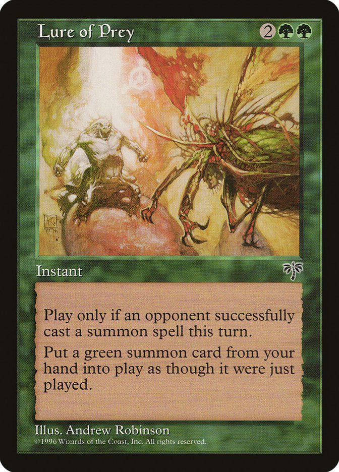 Lure of Prey [Mirage] MTG Single Magic: The Gathering | Red Claw Gaming