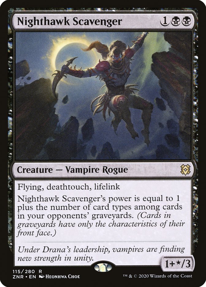 Nighthawk Scavenger [Zendikar Rising] MTG Single Magic: The Gathering | Red Claw Gaming