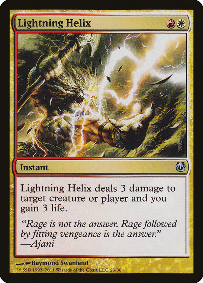 Lightning Helix [Duel Decks: Ajani vs. Nicol Bolas] MTG Single Magic: The Gathering | Red Claw Gaming