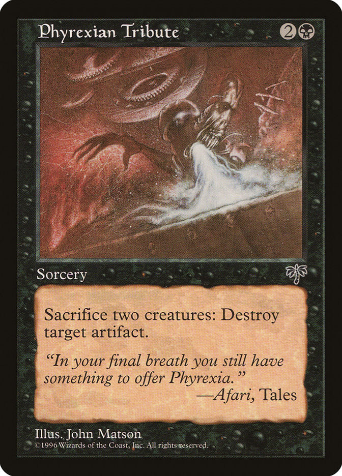 Phyrexian Tribute [Mirage] MTG Single Magic: The Gathering | Red Claw Gaming