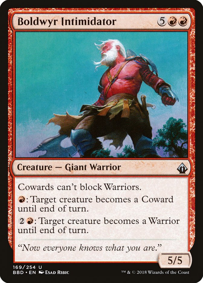 Boldwyr Intimidator [Battlebond] MTG Single Magic: The Gathering | Red Claw Gaming