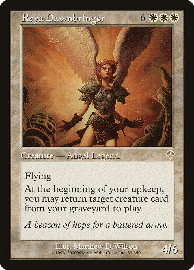 Reya Dawnbringer [Invasion] MTG Single Magic: The Gathering | Red Claw Gaming