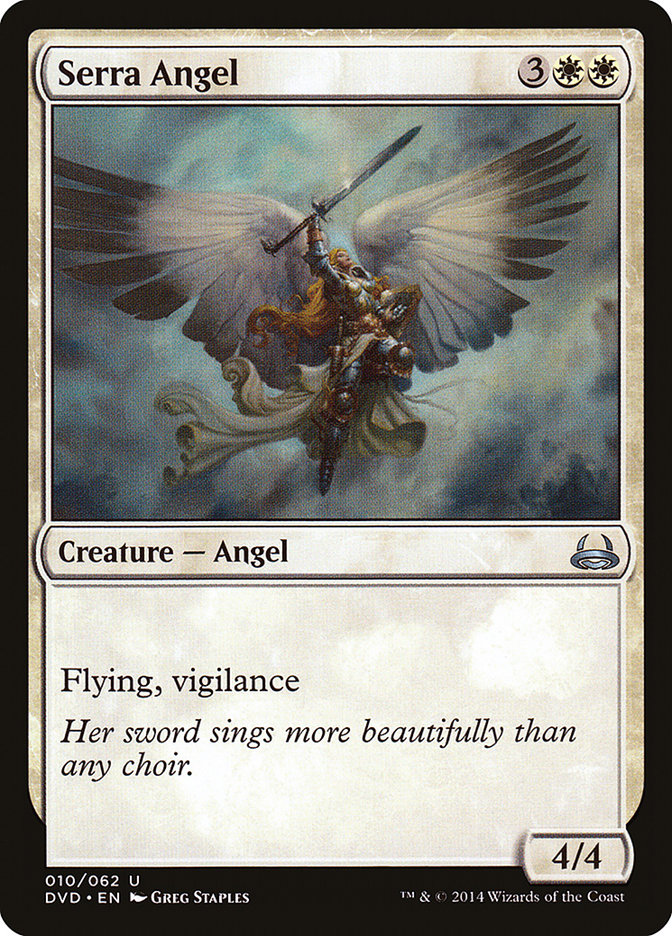 Serra Angel (Divine vs. Demonic) [Duel Decks Anthology] MTG Single Magic: The Gathering | Red Claw Gaming