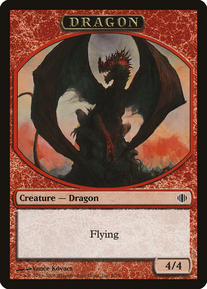 Dragon Token [Shards of Alara Tokens] MTG Single Magic: The Gathering | Red Claw Gaming