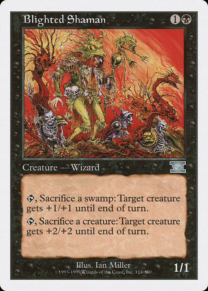 Blighted Shaman [Classic Sixth Edition] MTG Single Magic: The Gathering | Red Claw Gaming
