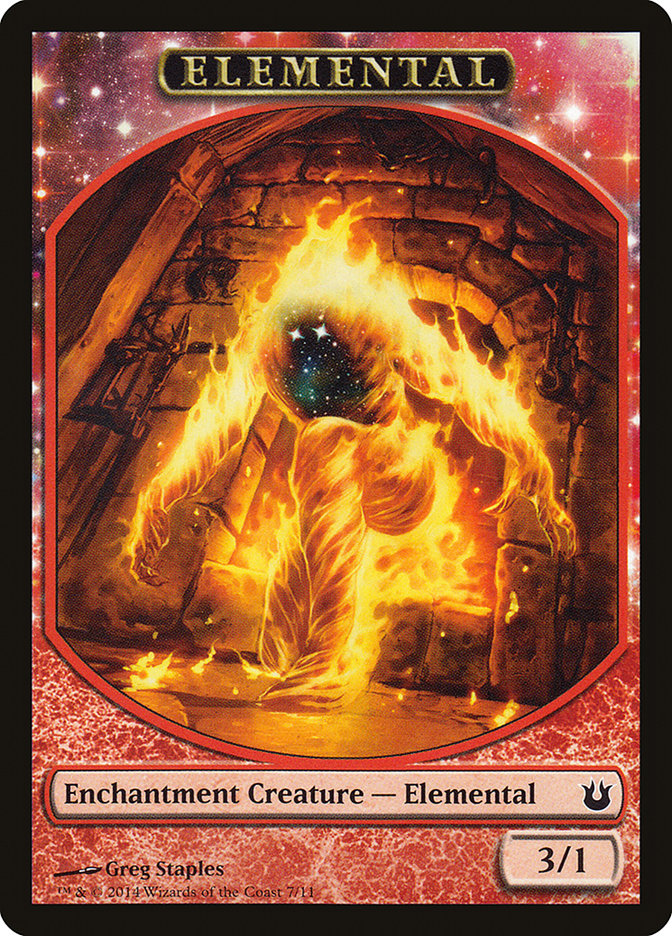 Elemental Token [Born of the Gods Tokens] MTG Single Magic: The Gathering | Red Claw Gaming