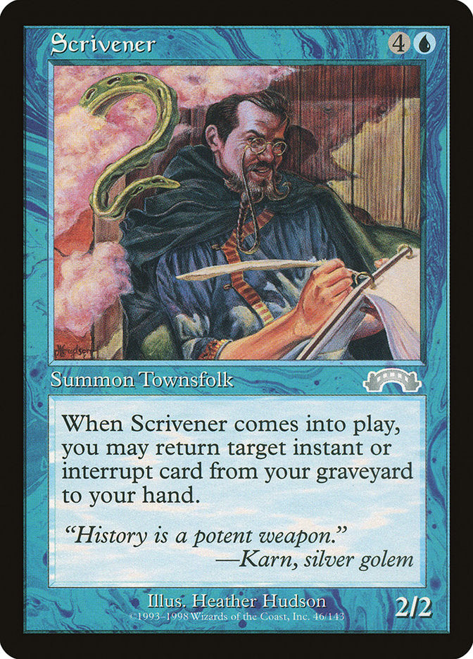 Scrivener [Exodus] MTG Single Magic: The Gathering | Red Claw Gaming