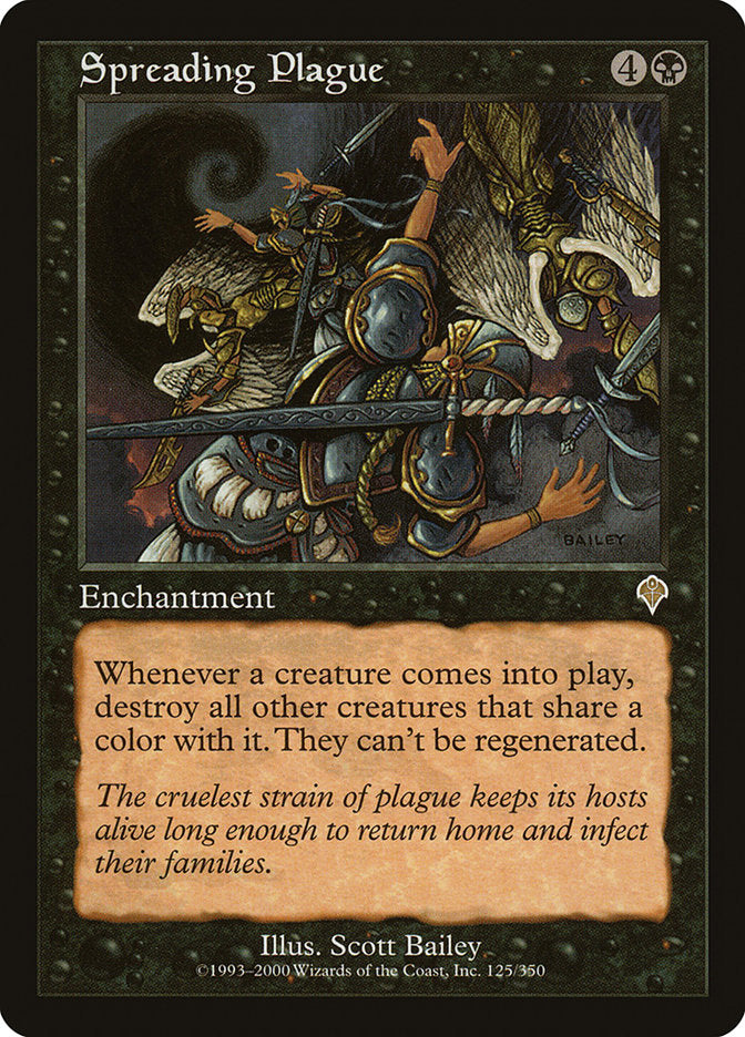 Spreading Plague [Invasion] MTG Single Magic: The Gathering | Red Claw Gaming