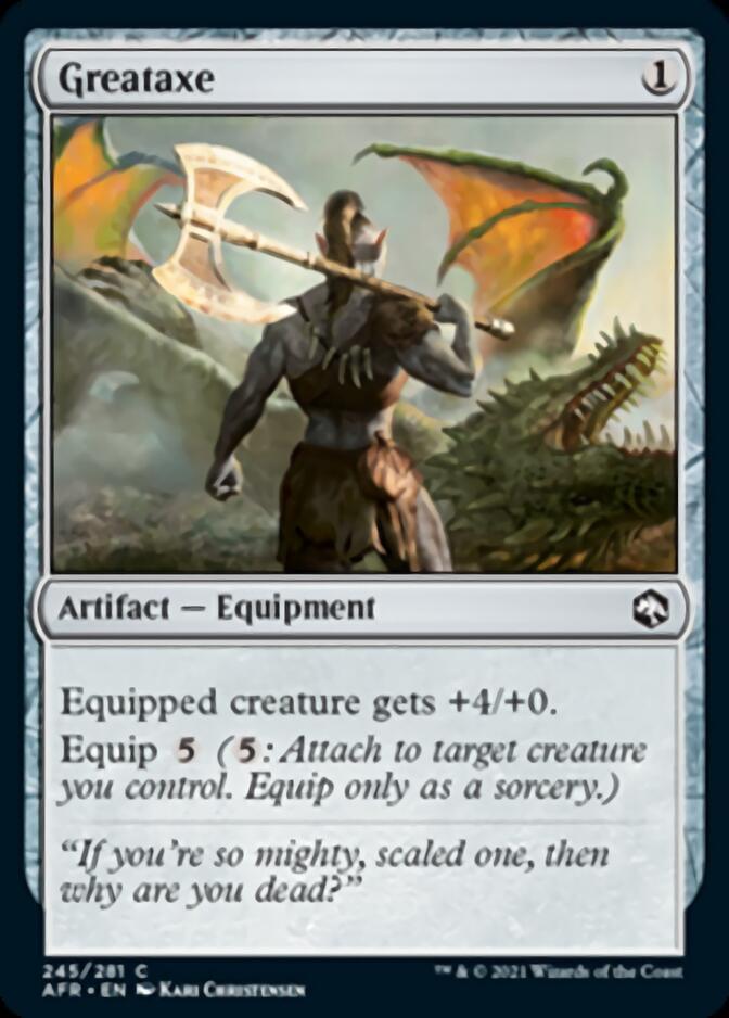 Greataxe [Dungeons & Dragons: Adventures in the Forgotten Realms] MTG Single Magic: The Gathering | Red Claw Gaming