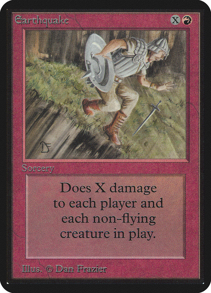 Earthquake [Alpha Edition] MTG Single Magic: The Gathering | Red Claw Gaming