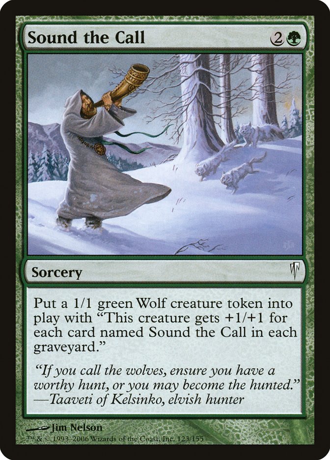 Sound the Call [Coldsnap] MTG Single Magic: The Gathering | Red Claw Gaming