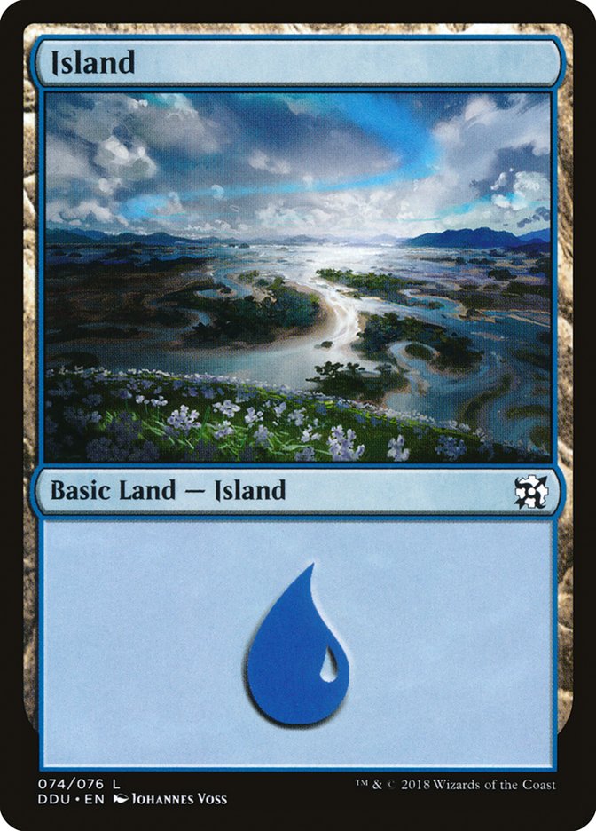 Island (74) [Duel Decks: Elves vs. Inventors] MTG Single Magic: The Gathering | Red Claw Gaming