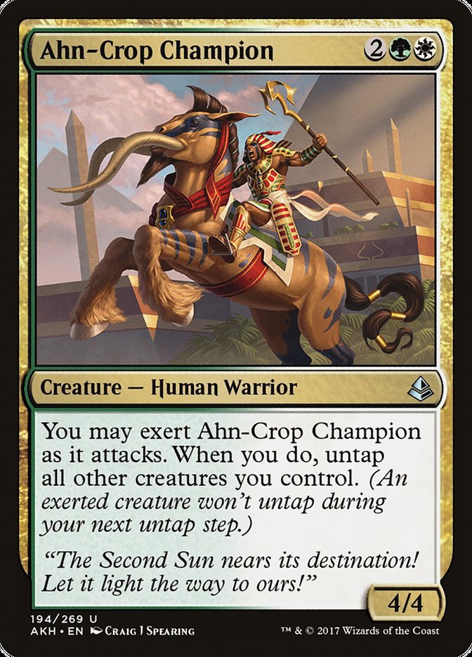 Ahn-Crop Champion [Amonkhet] MTG Single Magic: The Gathering | Red Claw Gaming