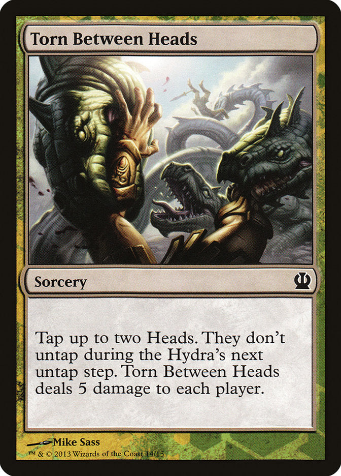 Torn Between Heads [Theros Face the Hydra] MTG Single Magic: The Gathering | Red Claw Gaming
