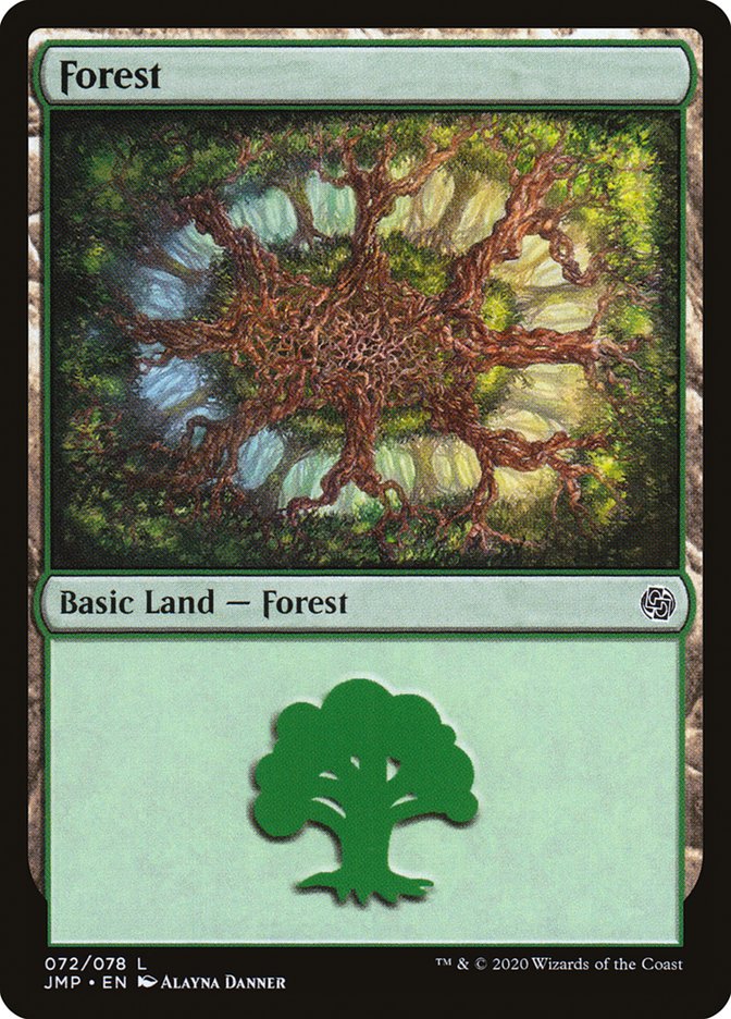 Forest (72) [Jumpstart] MTG Single Magic: The Gathering | Red Claw Gaming