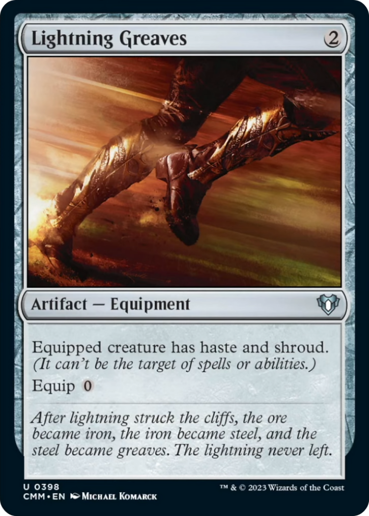 Lightning Greaves [Commander Masters] MTG Single Magic: The Gathering | Red Claw Gaming