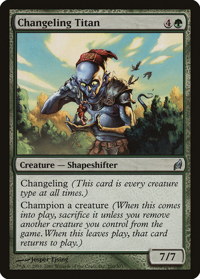 Changeling Titan [Lorwyn] MTG Single Magic: The Gathering | Red Claw Gaming