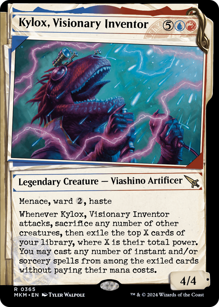 Kylox, Visionary Inventor (Showcase) [Murders at Karlov Manor] MTG Single Magic: The Gathering    | Red Claw Gaming