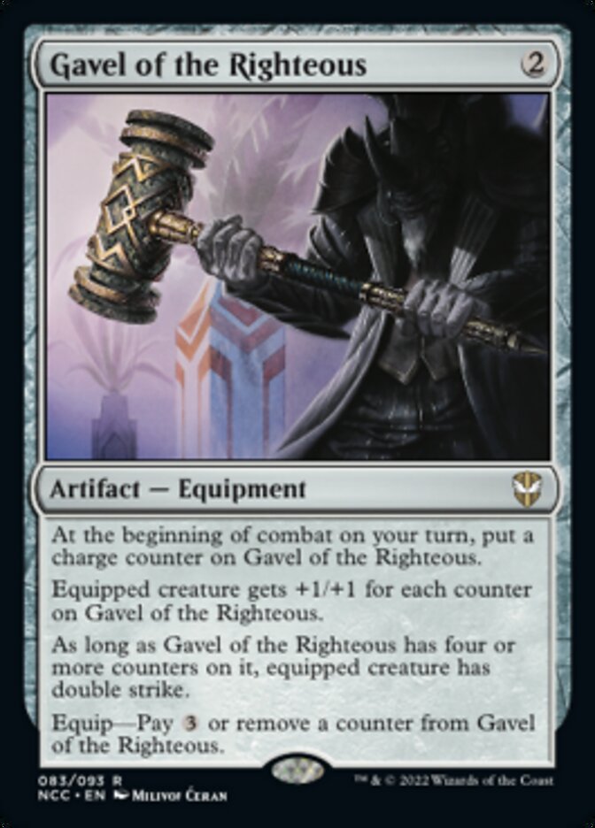 Gavel of the Righteous [Streets of New Capenna Commander] MTG Single Magic: The Gathering | Red Claw Gaming