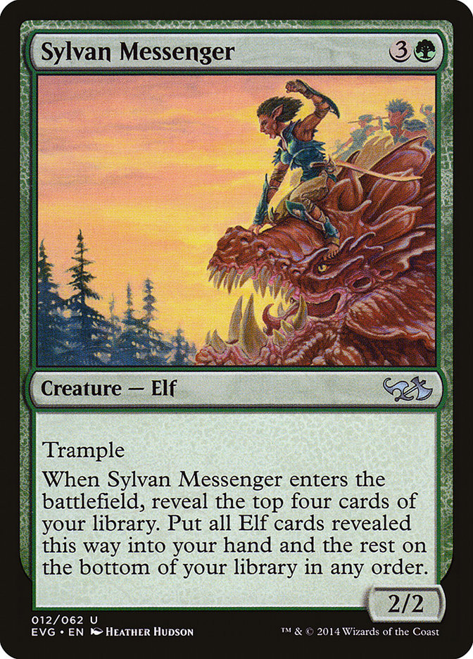 Sylvan Messenger (Elves vs. Goblins) [Duel Decks Anthology] MTG Single Magic: The Gathering | Red Claw Gaming