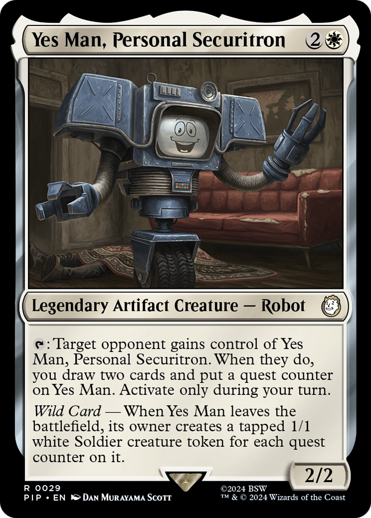 Yes Man, Personal Securitron [Fallout] MTG Single Magic: The Gathering | Red Claw Gaming