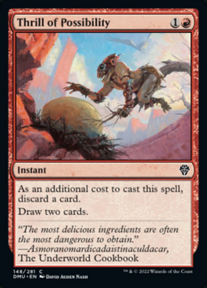 Thrill of Possibility [Dominaria United] MTG Single Magic: The Gathering | Red Claw Gaming