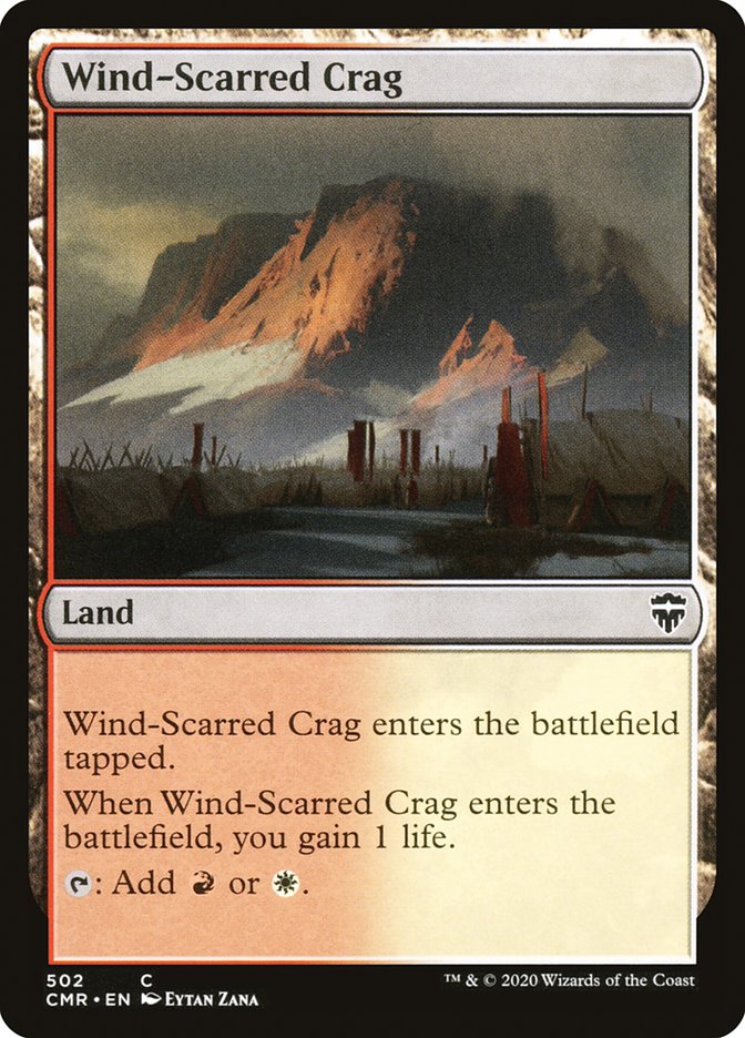 Wind-Scarred Crag [Commander Legends] MTG Single Magic: The Gathering | Red Claw Gaming
