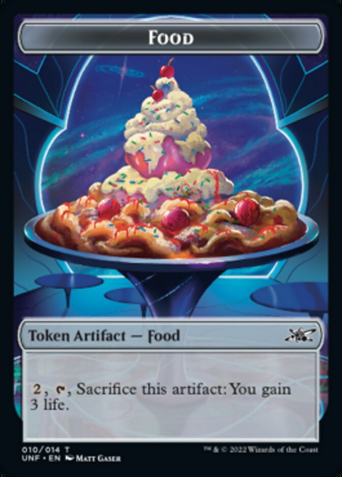Food (010) Token [Unfinity Tokens] MTG Single Magic: The Gathering | Red Claw Gaming