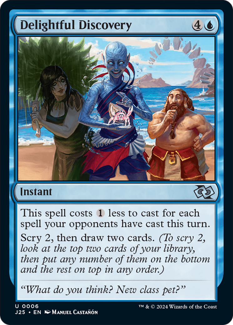 Delightful Discovery [Foundations Jumpstart] MTG Single Magic: The Gathering | Red Claw Gaming