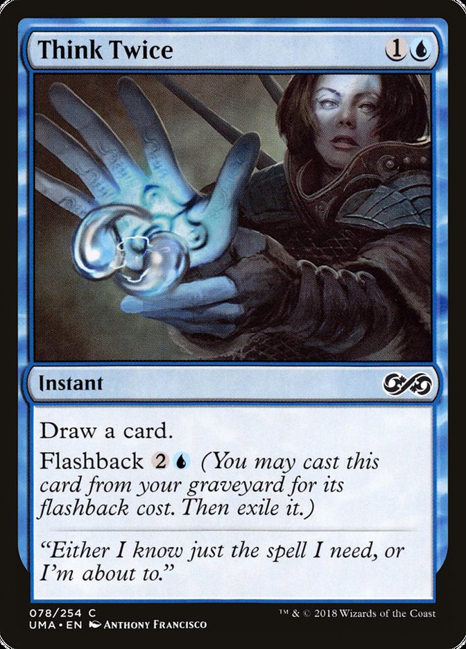 Think Twice [Ultimate Masters] MTG Single Magic: The Gathering | Red Claw Gaming