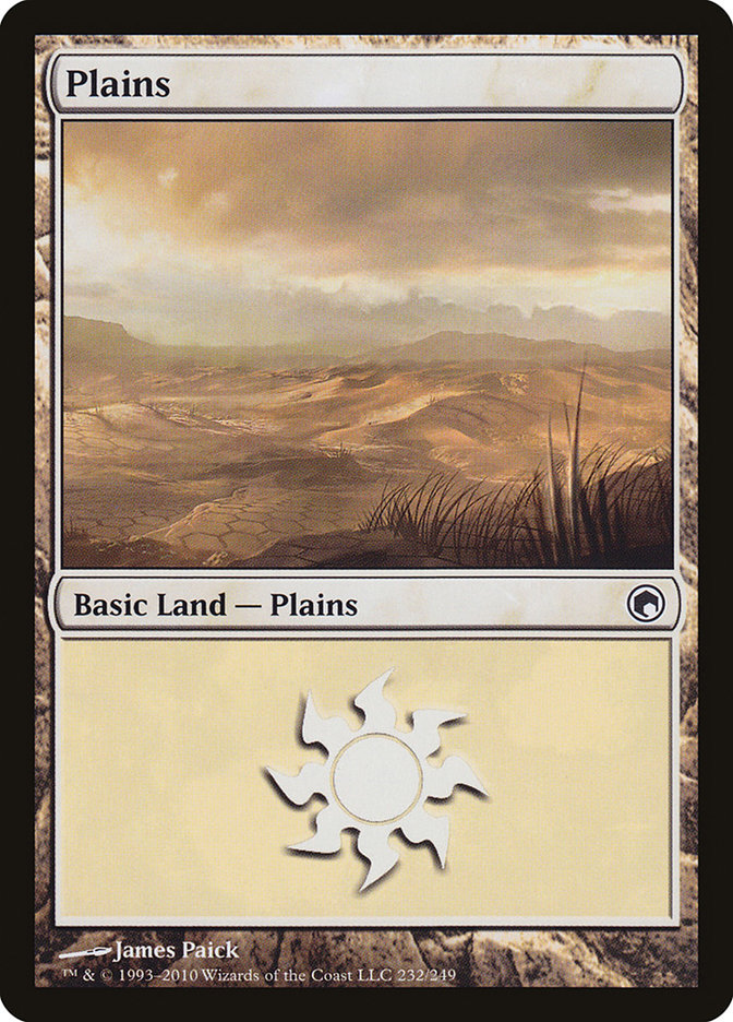 Plains (232) [Scars of Mirrodin] MTG Single Magic: The Gathering | Red Claw Gaming