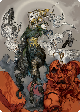 Tamiyo, Compleated Sage Art Card [Kamigawa: Neon Dynasty Art Series] MTG Single Magic: The Gathering | Red Claw Gaming