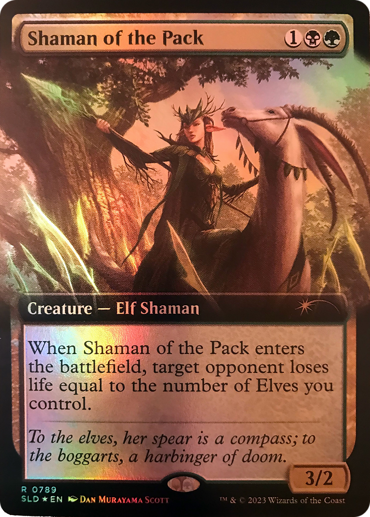 Shaman of the Pack (Extended Art) [Secret Lair Drop Series] MTG Single Magic: The Gathering | Red Claw Gaming
