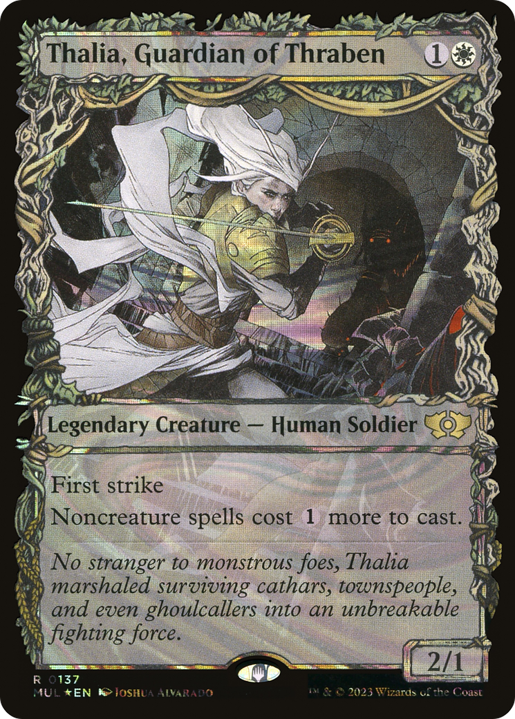 Thalia, Guardian of Thraben (Halo Foil) [Multiverse Legends] MTG Single Magic: The Gathering | Red Claw Gaming