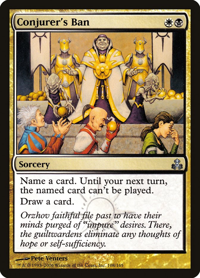 Conjurer's Ban [Guildpact] MTG Single Magic: The Gathering | Red Claw Gaming
