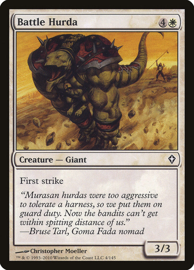 Battle Hurda [Worldwake] MTG Single Magic: The Gathering | Red Claw Gaming