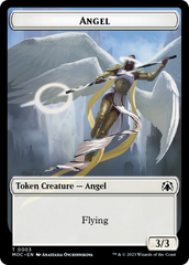 Angel (3) // Demon Double-Sided Token [March of the Machine Commander Tokens] MTG Single Magic: The Gathering | Red Claw Gaming