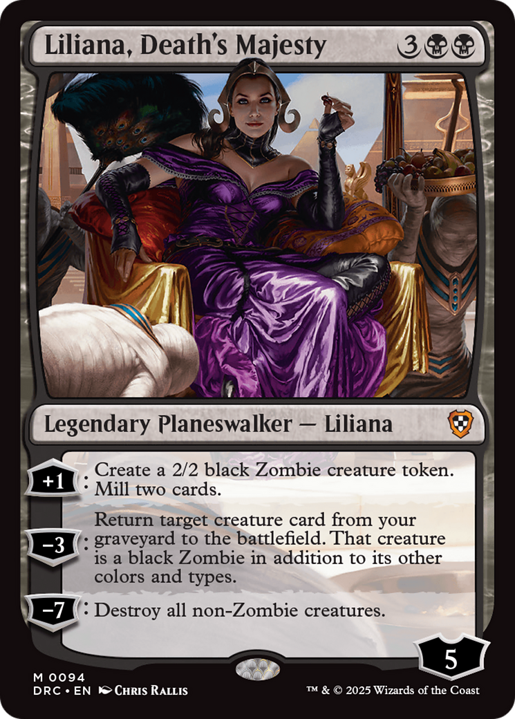 Liliana, Death's Majesty [Aetherdrift Commander] MTG Single Magic: The Gathering | Red Claw Gaming