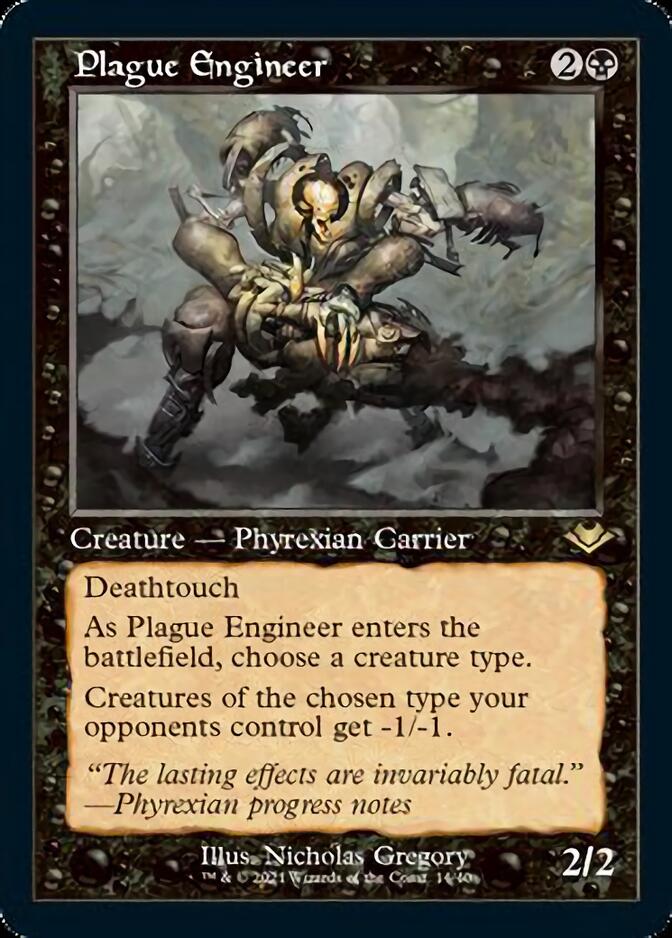 Plague Engineer (Retro Foil Etched) [Modern Horizons] MTG Single Magic: The Gathering | Red Claw Gaming