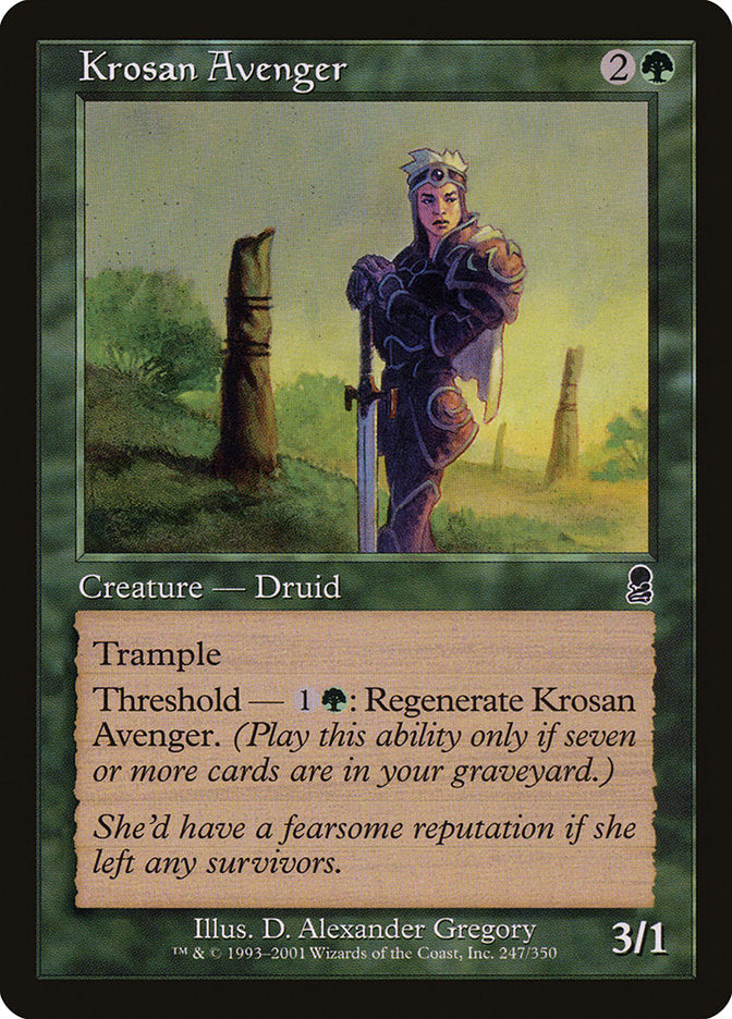 Krosan Avenger [Odyssey] MTG Single Magic: The Gathering | Red Claw Gaming