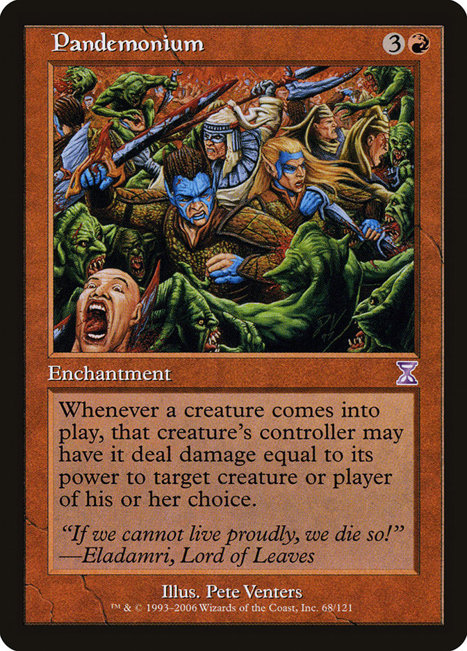 Pandemonium [Time Spiral Timeshifted] MTG Single Magic: The Gathering | Red Claw Gaming
